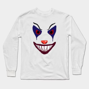 Scary clown head Long Sleeve T-Shirt